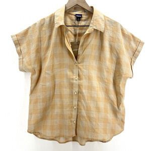 Patagonia Women's Lightweight A/C Shirt Small Organic Cotton Hemp Blend NWT